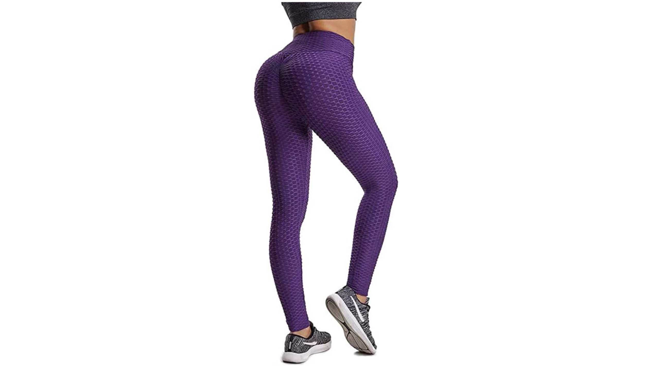 Women High Waist Yoga Pants Anti-Cellulite Leggings Bum Butt Lift Sports Gym Hot